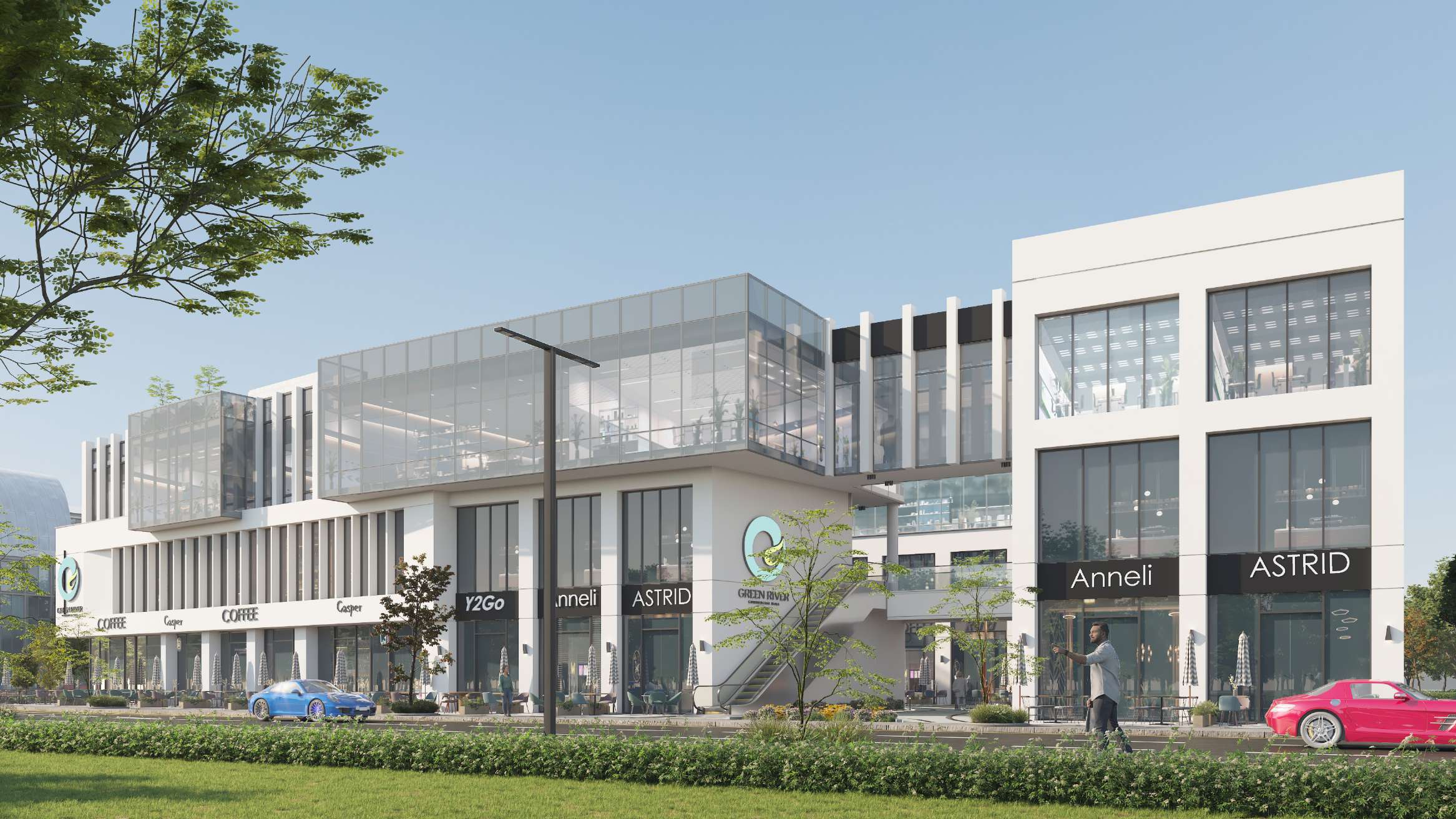 Hadayek Mall exterior perspective